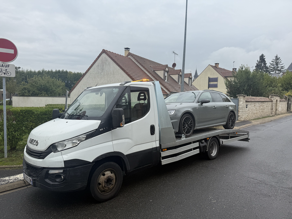 Dépanneuse EasyEpave en intervention